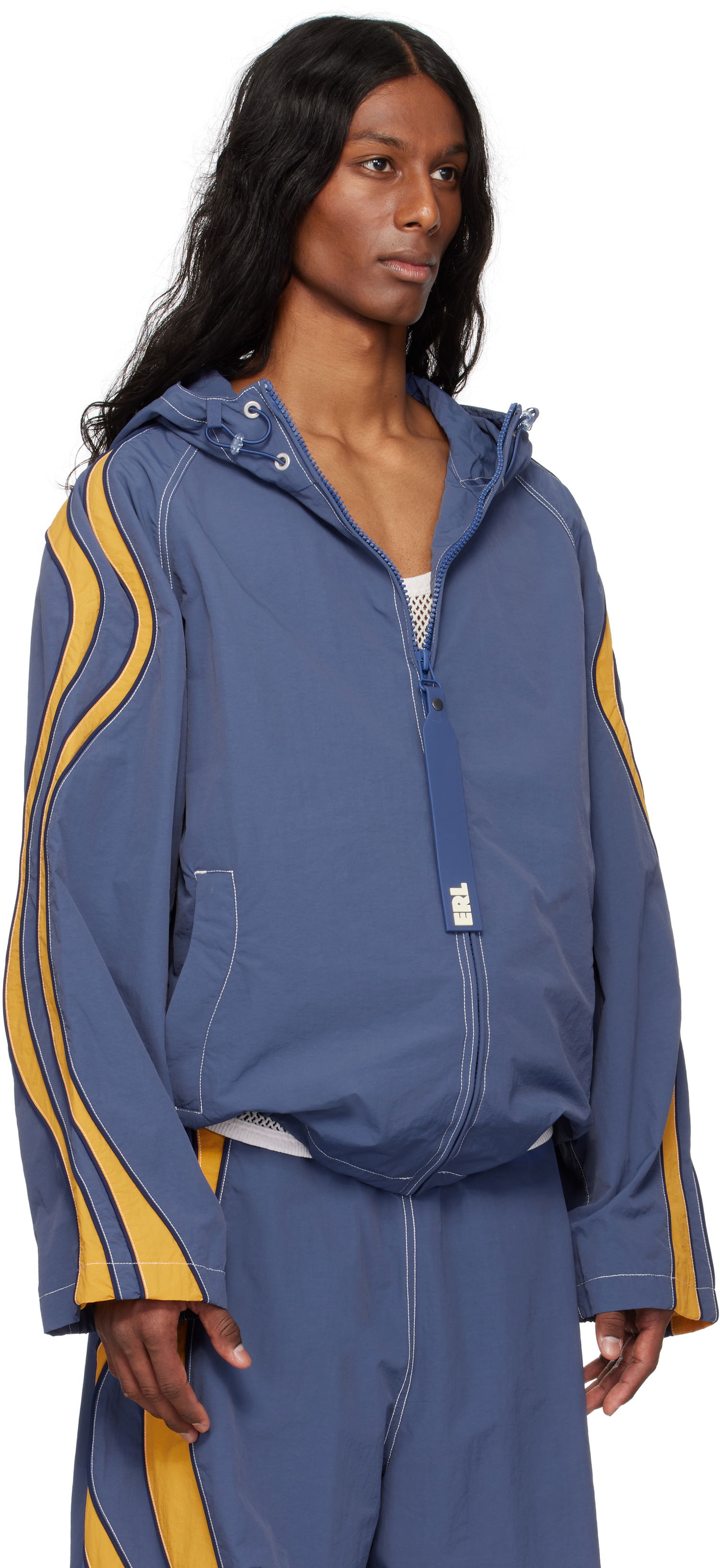 Vindjakke ERL ERL UFO Windbreaker Jacket Blå | ERL10J025, 1