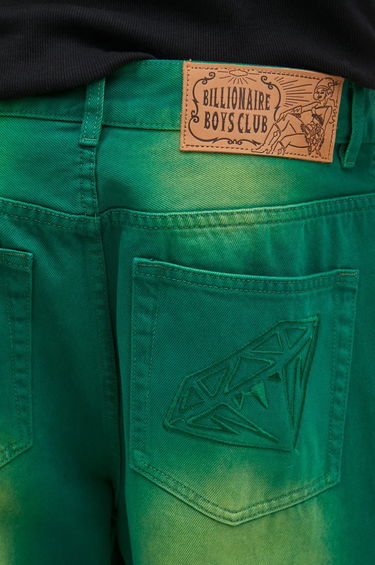 Jeans BILLIONAIRE BOYS CLUB Billionaire Boys Club Green Dyed Denim Pants Grøn | B24427, 3