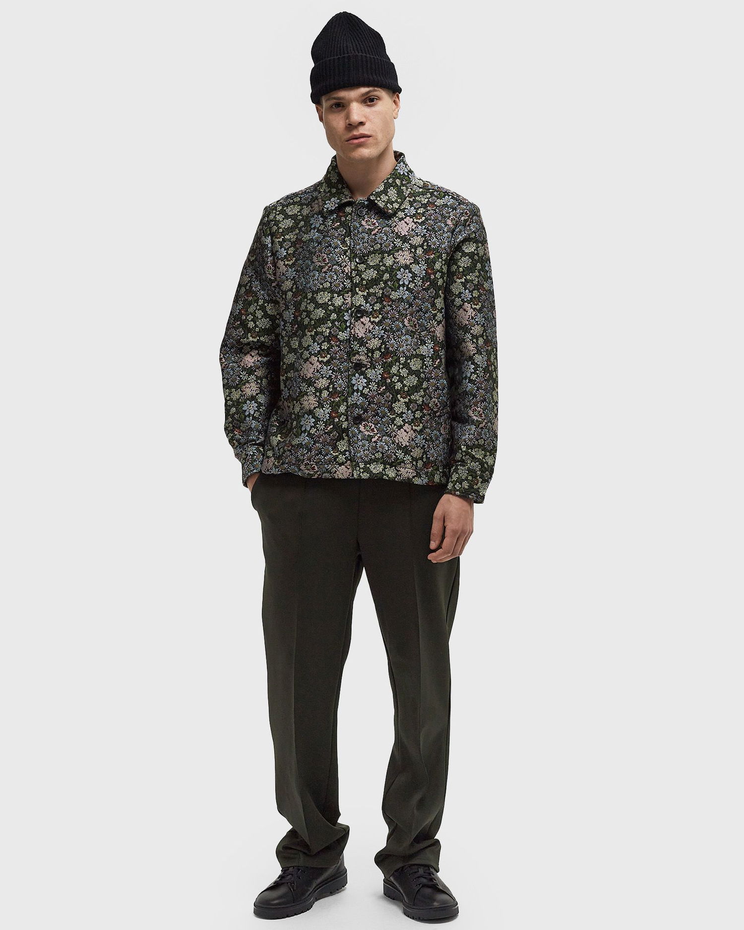Jakke Les Deux Les Deux Jaiden Jacquard Overshirt Flerfarvet | LDM640118-528575, 1