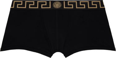 Boksere Versace Versace Two-Pack Greca Border Boxer Briefs Sort | AU10181_1A10011, 1