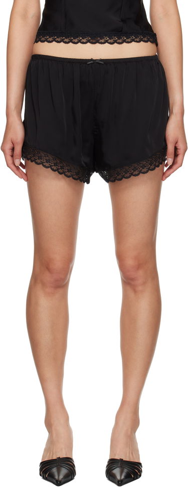 Shorts GUIZIO Guizio Ivy Lace Trim Shorts Sort | F24201W022, 0