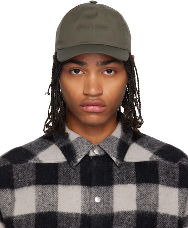 Kasket Rick Owens Concordians Owenscorp Embroidered Cap Grøn | RA02E0700 TEEM7, 0