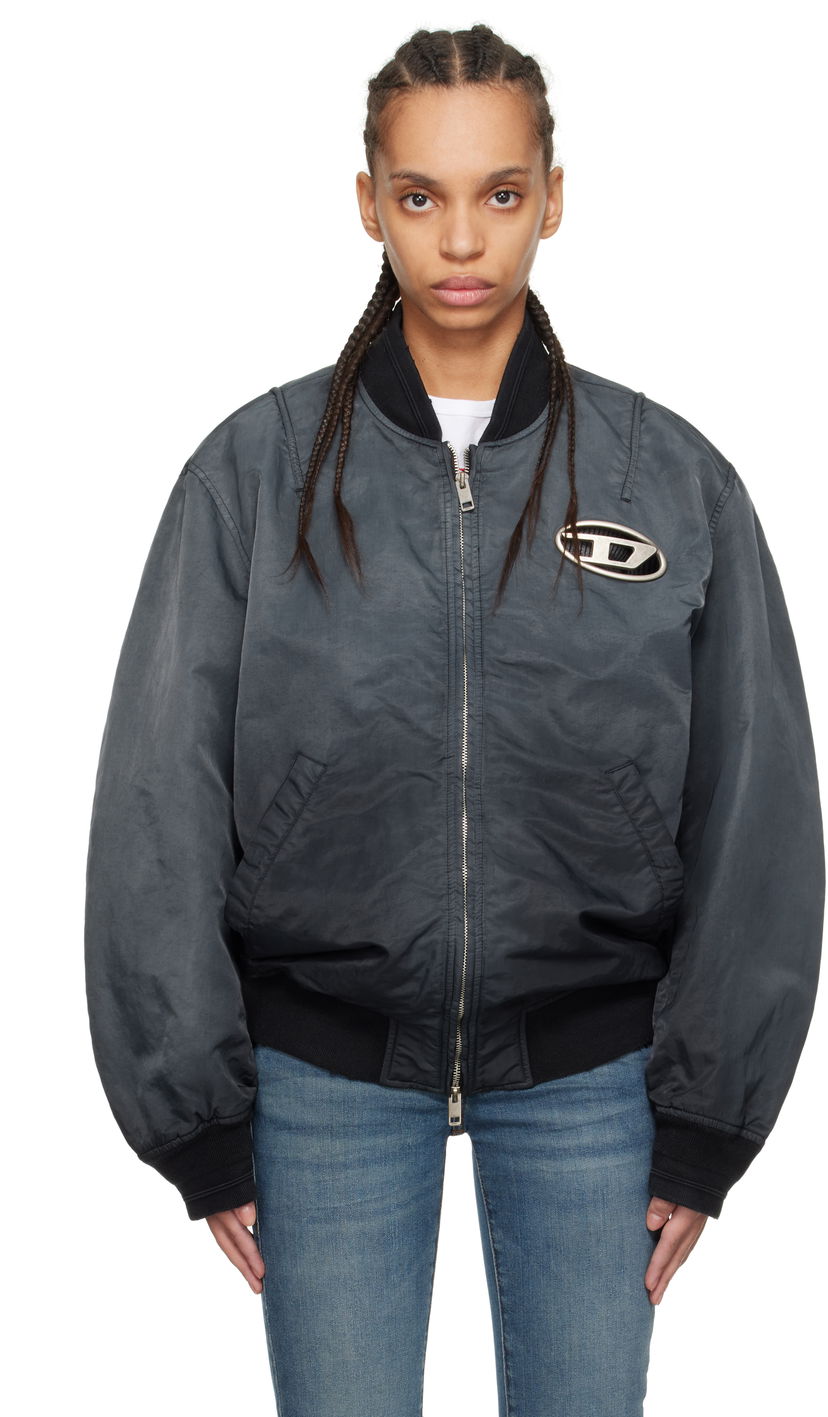 Bomberjakke Diesel J-Kepes Bomber Jacket Grå | A12087 0QHAR