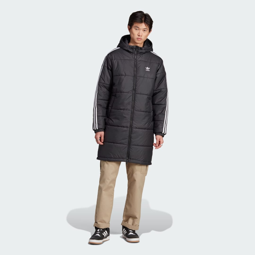 Jakke adidas Originals Adicolor Long Sort | HZ0684, 0