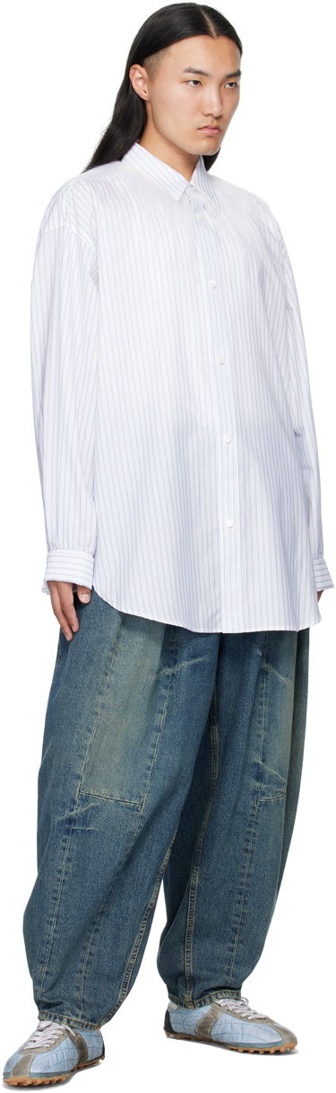 Jeans HED MAYNER Hed Mayner Pleated Denim Jeans Blå | HMMB67030A-HB251, 3