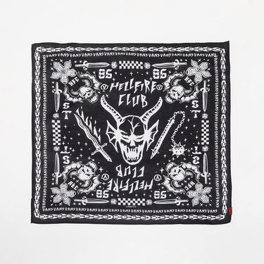 Tørklæde Vans Vans Stranger Things Bandana Sort | VN0007RSBLK1, 3
