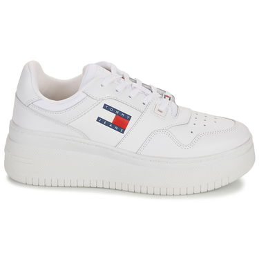 Sneakers og sko Tommy Hilfiger RETRO BASKET FLATFORM ESS Hvid | EN0EN02506-YBS, 1