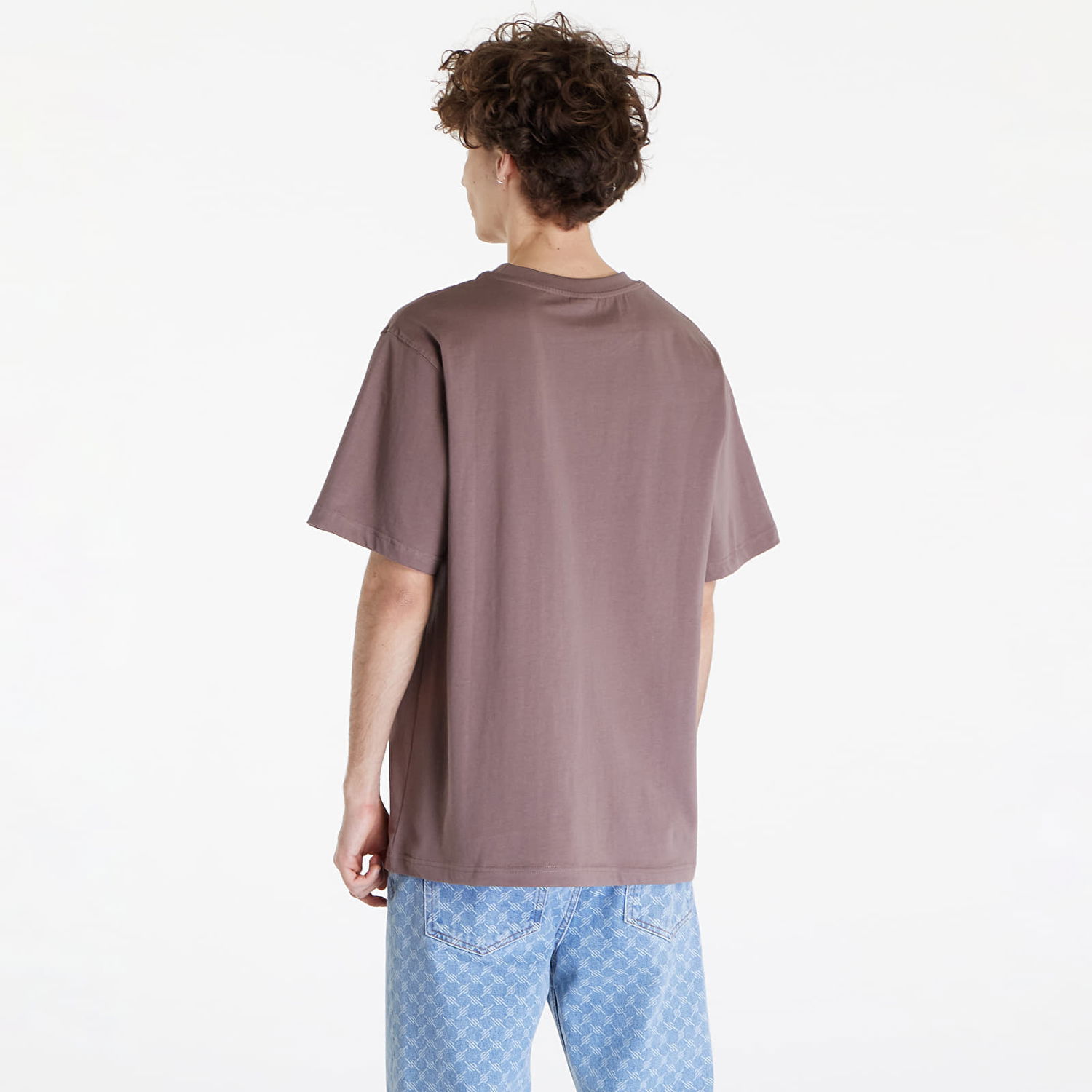 T-shirt Queens Essential T-Shirt With Contrast Print 3-Pack Multicolour Brun | QNS_030, 1