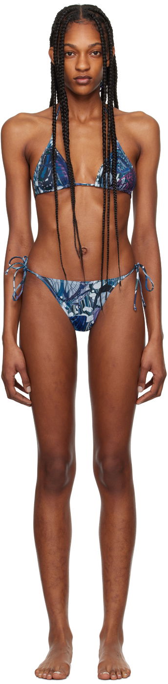 Badetøj Jean Paul Gaultier Jean Paul Gaultier The Butterfly Bikini Blå | 24/25-F-BS004-J538-5090, 0