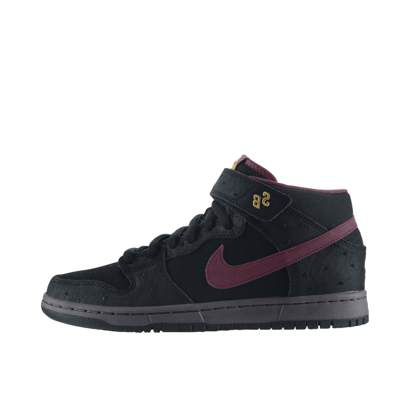 Sneakers og sko Nike SB SB Dunk Mid Black Ostrich Cherrywood Sort | 314383-060