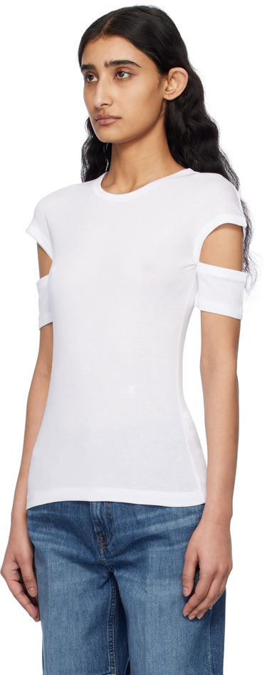 T-shirt Helmut Lang Helmut Lang Slim Logo T-Shirt Hvid | O09HW504, 3
