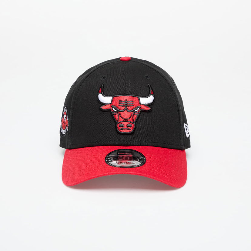 Kasket New Era Chicago Bulls 9FORTY Side Patch Adjustable Cap Sort | 60667446
