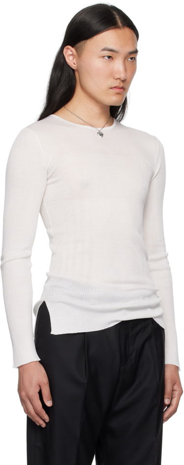Sweater Enfants Riches Déprimés Enfants Riches Déprimés Fitted Thermal Sweater Hvid | 080-241, 1