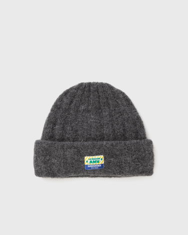 Beanie American Vintage VITOW La Maison AMV Supervintage Beanie Grå | VITO22AH25-STEEL-MELANGE, 0