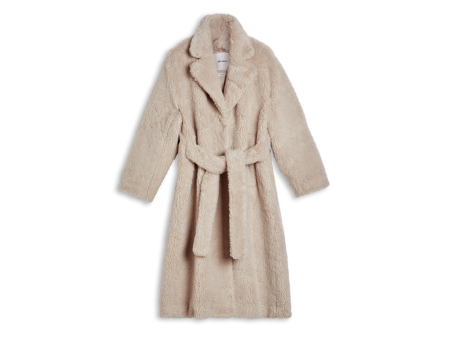 Frakker AXEL ARIGATO Eden Shearling Wrap Coat Beige | A1511001, 0