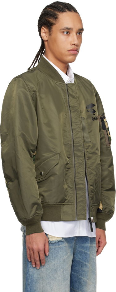 Bomberjakke BAPE A Bathing Ape 1st Camo Bomber Jacket Sort | 001LJK801006M, 4