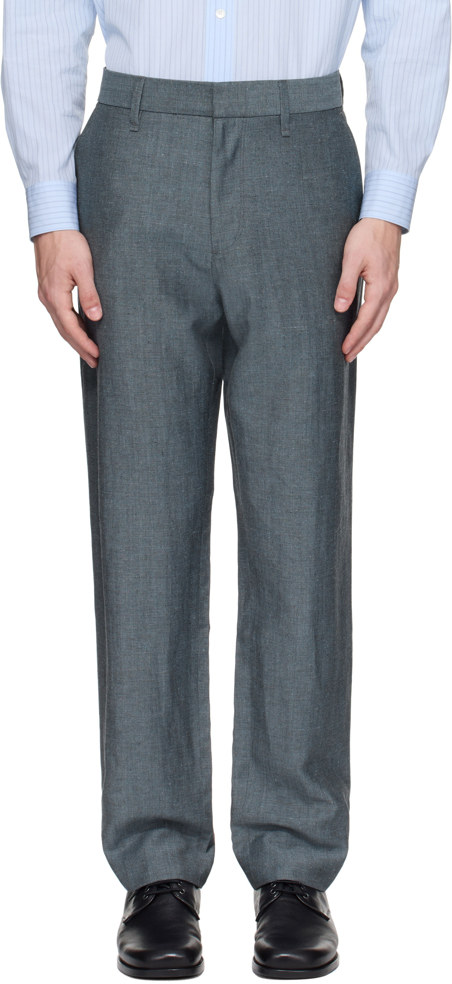 Bukser rag & bone rag & bone Evan Wool-Blend Trousers Grå | MBW25P7011DGML, 0