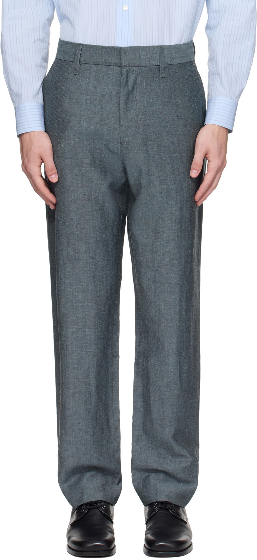 Bukser rag & bone rag & bone Evan Wool-Blend Trousers Grå | MBW25P7011DGML