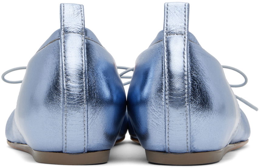 Skopleje Simone Rocha Simone Rocha Classic Logo Band Ballerina Flats Blå | RMP19 0777, 1
