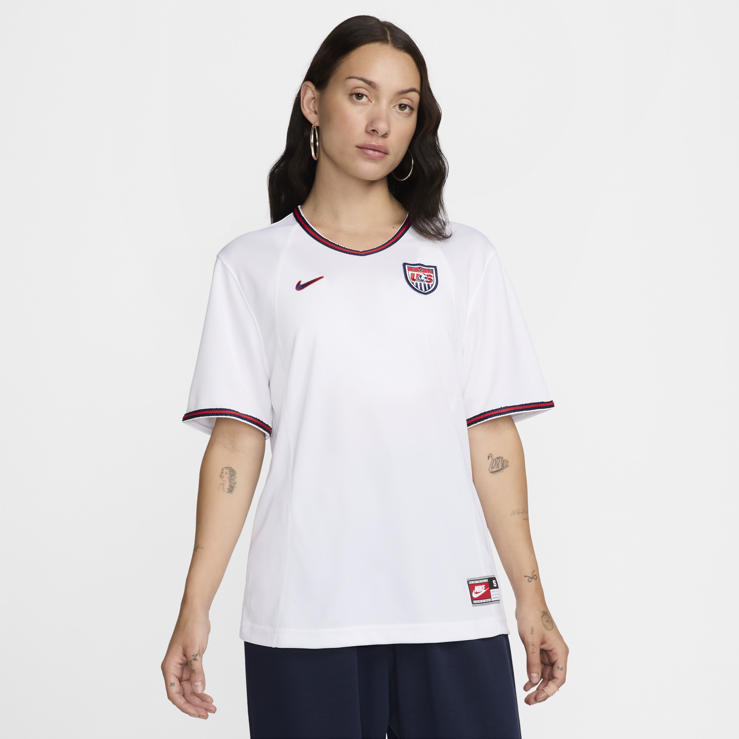 T-shirt Nike USWNT 1999 Reissue Hvid | FZ6683-100, 0