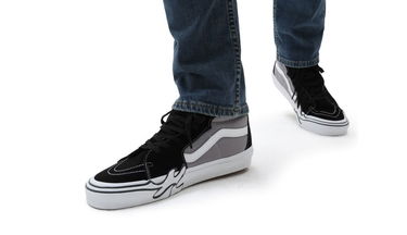 Sneakers og sko Vans SK8-Hi Flame Grå | VN0005UJBGF, 5