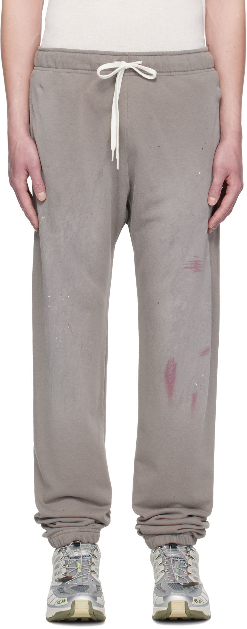 Joggingbukser Maison Margiela MM6 Maison Margiela Paint Splatter Sweatpants Grå | SH2KA0029 M25013