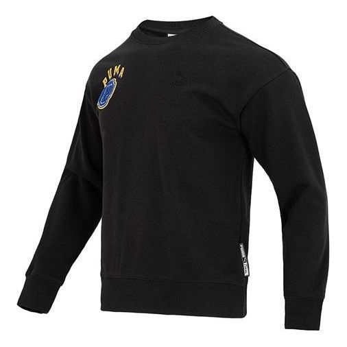 Sweater Puma Team Graphic Crewneck Sweatshirt Sort | 622275-01