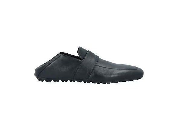 Sneakers og sko Balenciaga Slide Loafer Black Leather Sort | 636924WA72L1000, 0