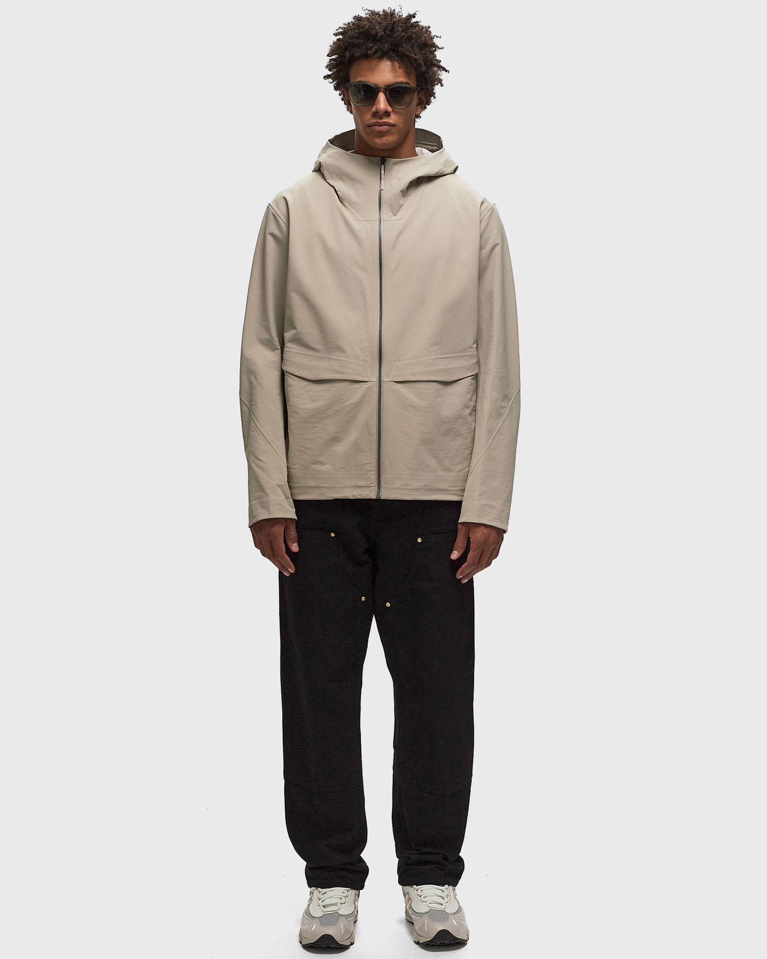 Vindjakke Arcteryx Veilance Quartic Shell Jacket Size XL Beige | X000007677-BEIGE, 1
