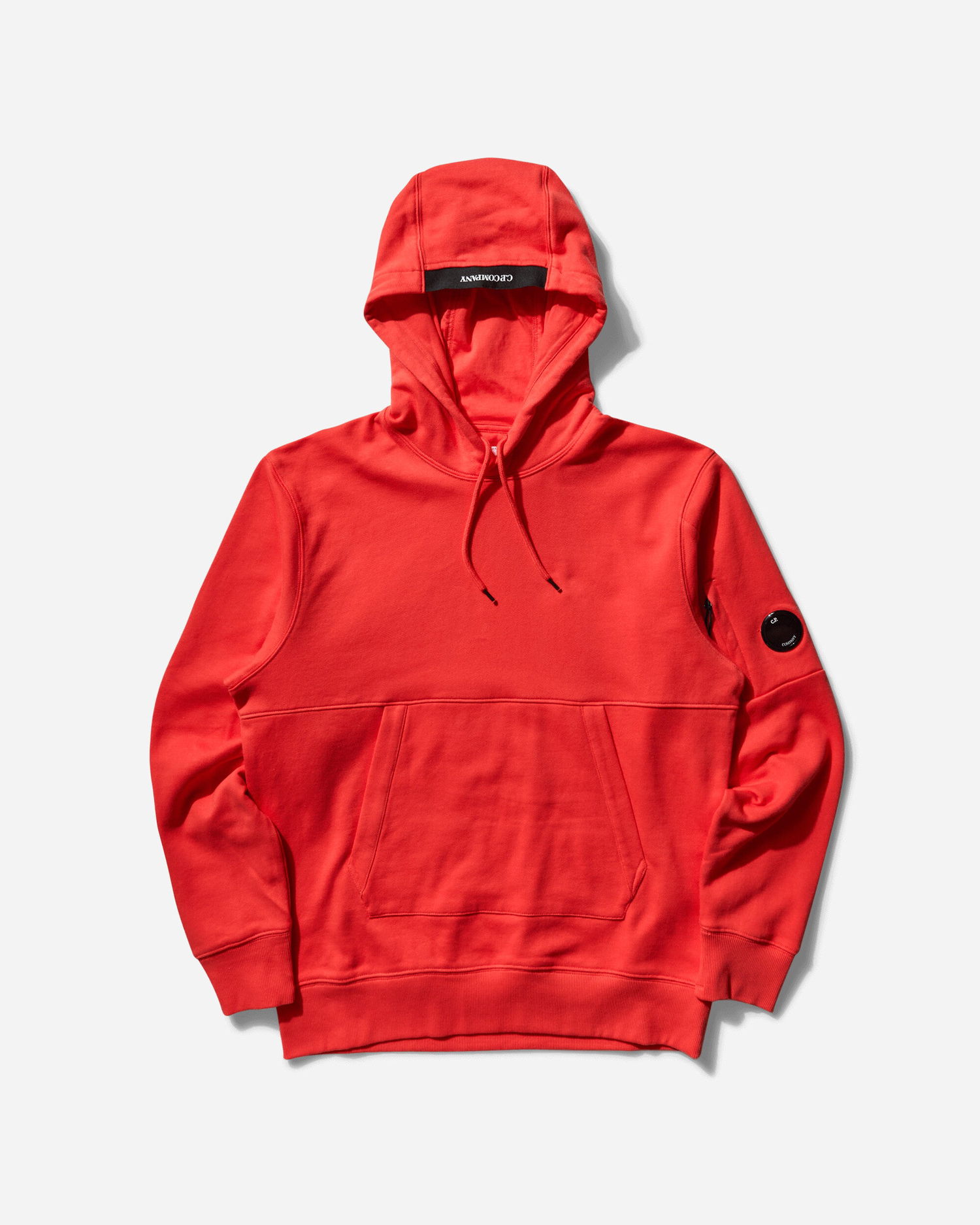 Sweatshirt C.P. Company Diagonal Raised Fleece Hoodie Rød | 18CMSS024A-005086W 547, 0
