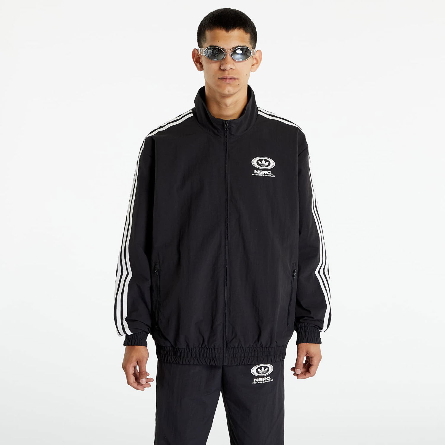 Jakke adidas Originals No Sleep Rave Club NSRC Track Top Sort | IL4969, 0