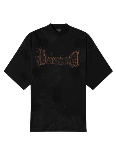 T-shirt Balenciaga Metal Sort | 744439-TOVE1-1055