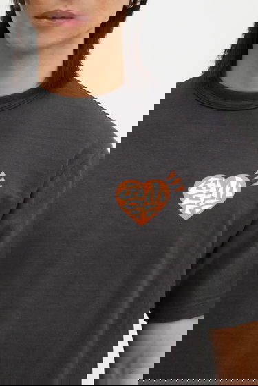 T-shirt Human Made Graphic T-Shirt with Snake, Heart, and 'The Future Is In The Past' Print Sort | HM29TE001, 3