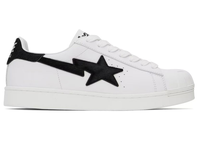 Sneakers og sko BAPE A Bathing Ape Skull Sta #2 White Hvid | 1J80-191-065-WHT