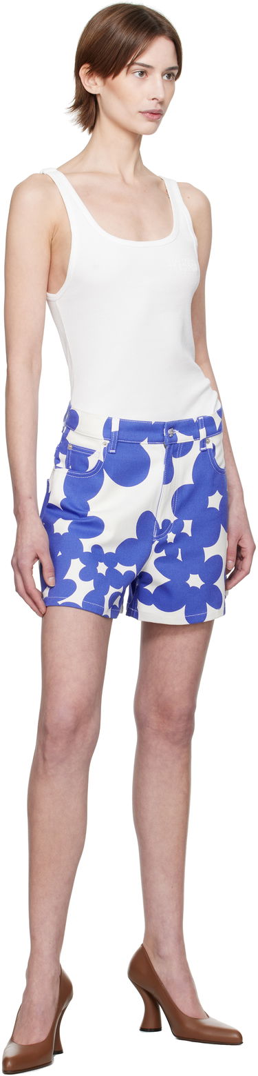 Shorts Marni Marni Dillies Print Shorts Blå | PAMA0543S0 UTC462, 3