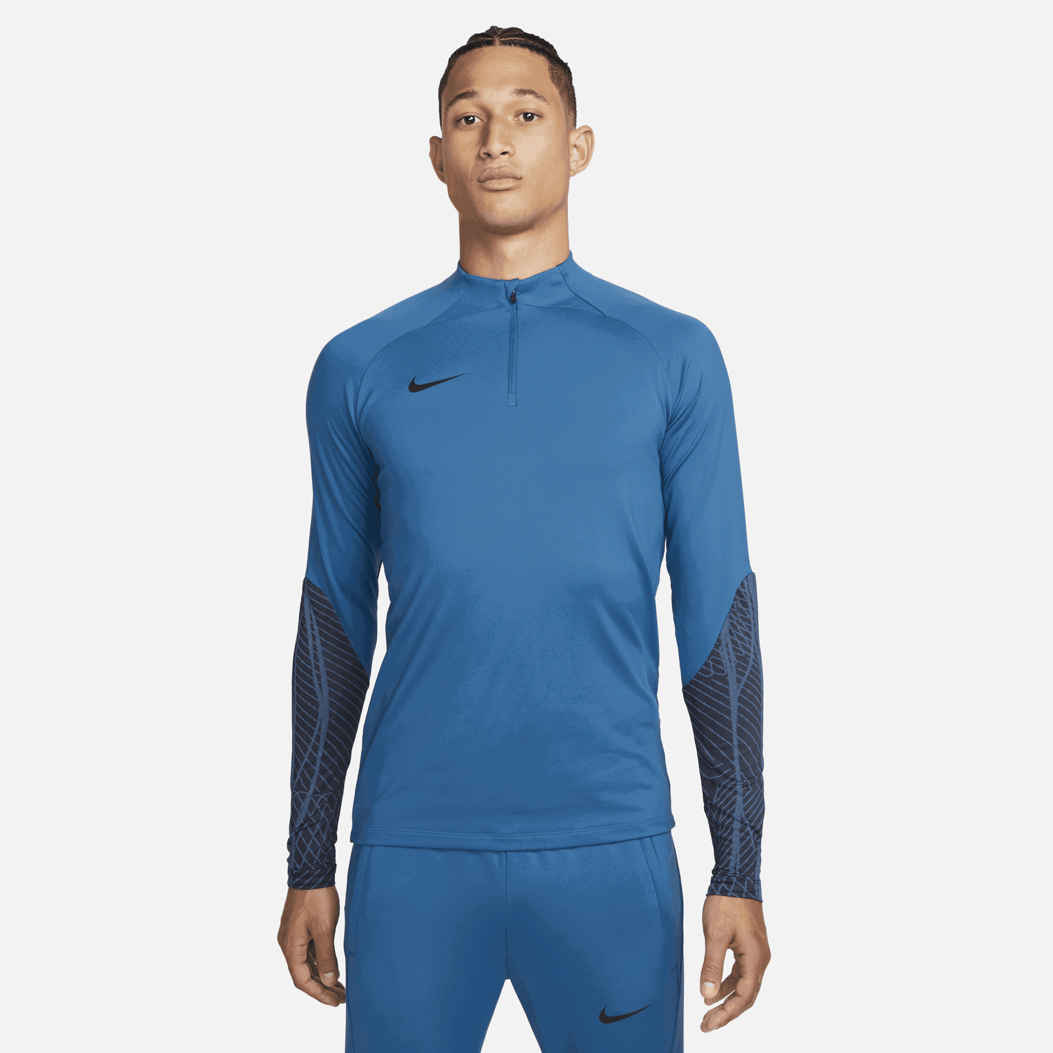 T-shirt Nike fotbalový tréninkový top Dri-FIT Strike Blå | DV9225-457, 0