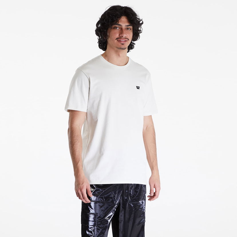 T-shirt Wrangler Sign Off Tee White Hvid | 112351234