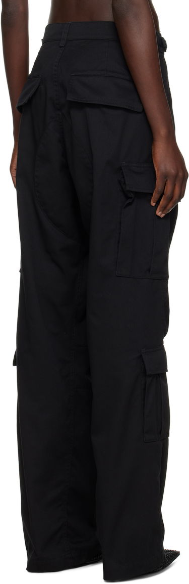 Cargo bukser Balenciaga Balenciaga Regular Fit Cargo Pants Sort | 814567 TRP09, 2