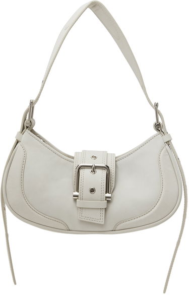 Håndtaske OSOI White Leather Buckle Shoulder Bag Beige | 24FWB05002125, 0