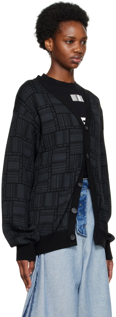 Sweater VETEMENTS Barcode Pattern Cardigan Sort | VL14KN600B, 1