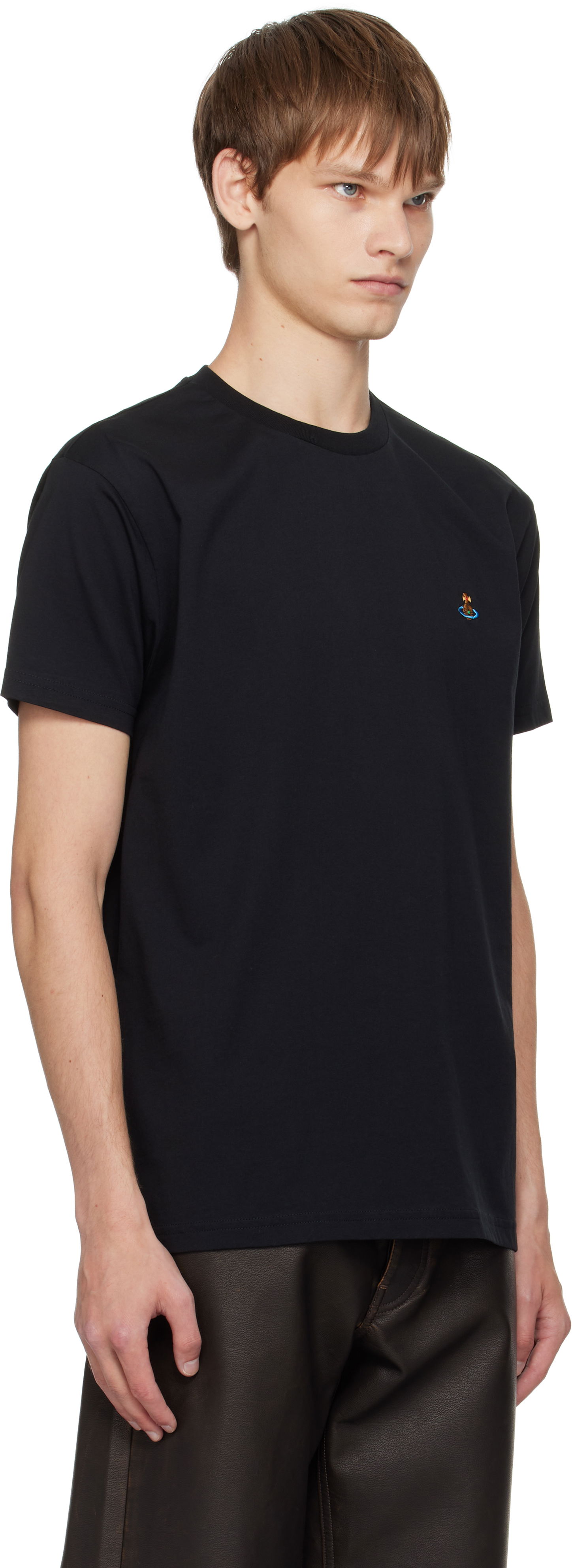 T-shirt Vivienne Westwood Vivienne Westwood Classic Orb T-Shirt Sort | 3G010013-J001M-, 1