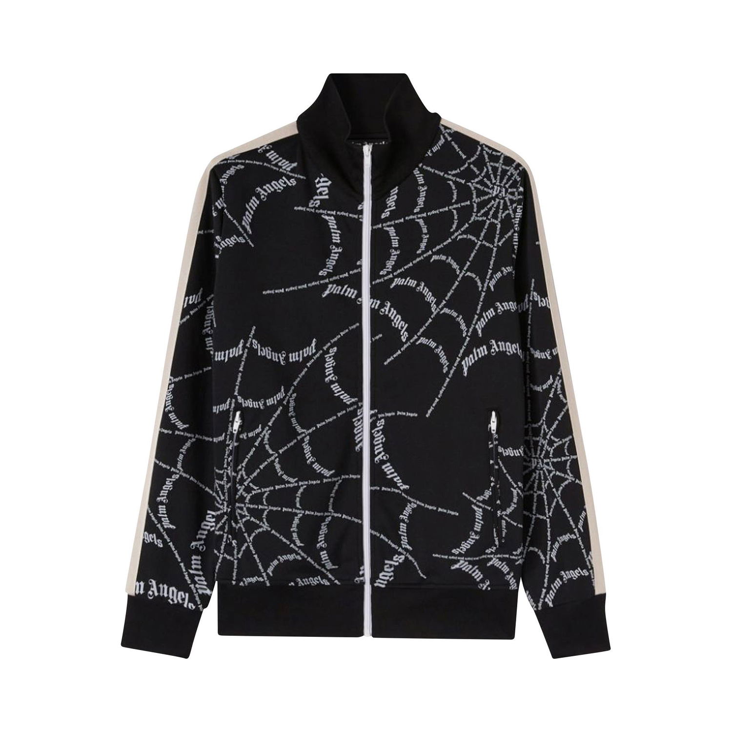 Sweatshirt Palm Angels Spider Web Classic Track Jacket Sort | PMBD001F22FAB0061001, 1