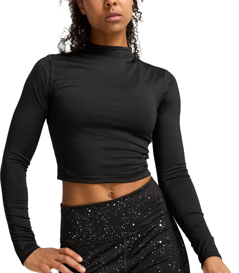 Crop top Puma Puma INTERGALACTIC Long Sleeve Top Sort | 525801-01