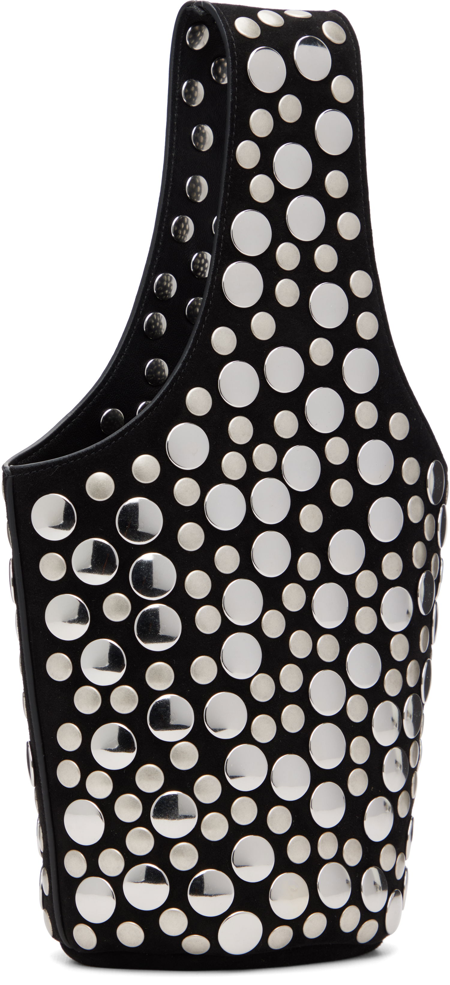 Mulepose Khaite KHAITE Livia Studded Suede Tote Sort | H2031-849, 1