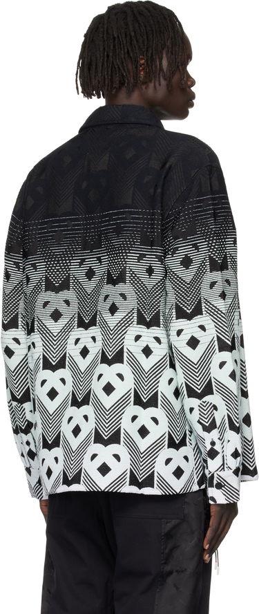 Jakke Casablanca Casablanca Gradient Monogram Shirt Jacket Sort | MPF25-JK-374-01, 2