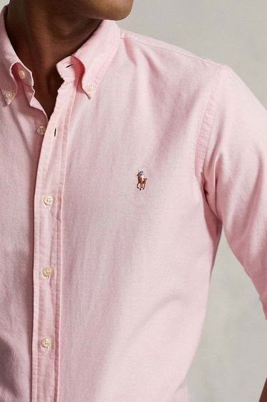 Skjorte Polo by Ralph Lauren Slim Oxford Shirt Lyserød | 710549084008, 3