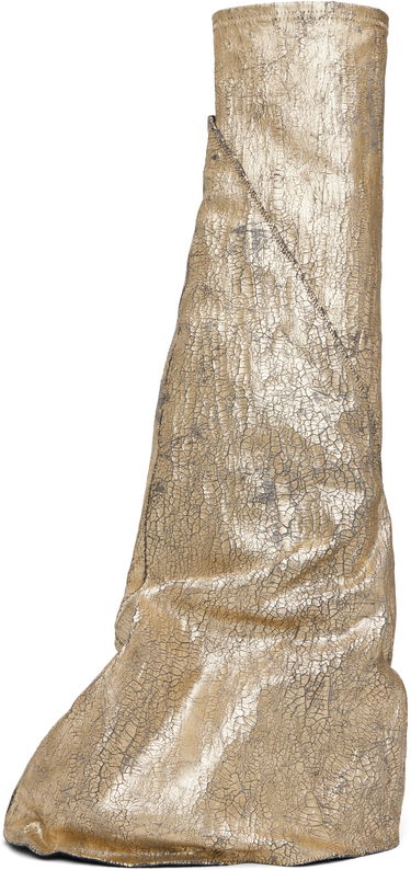 Tøj Rick Owens Rick Owens DRKSHDW Hollywood Fetish Tall Boots Metalisk | DS01E3815 SGMC, 2