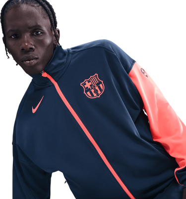 Jakke Nike FC Barcelona Dri-FIT Total 90 Soccer Anthem Jacket Mørkeblå | hm3434-410, 4