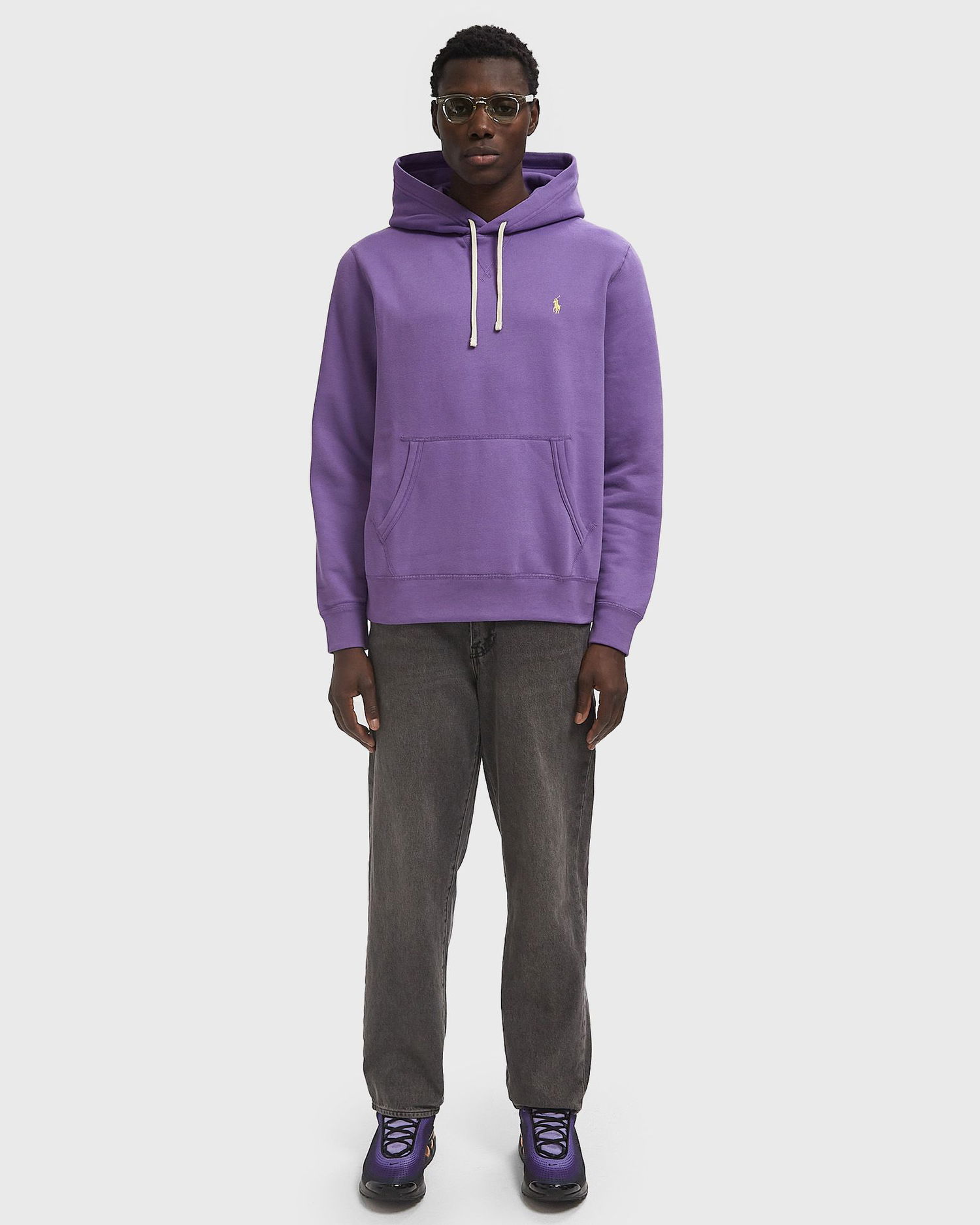 Sweatshirt Polo by Ralph Lauren Polo Ralph Lauren Fleece Hoodie Lilla | 710766778105, 1