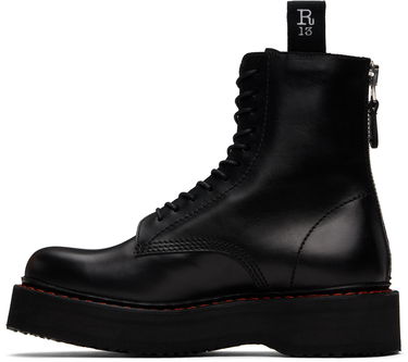 Tøj R13 R13 Single Stack Boots Sort | R13WS025-S001A, 2